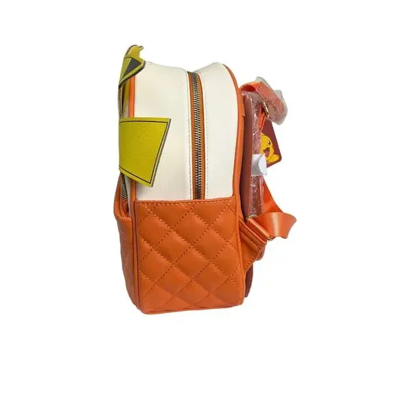 Pokémon Pumpkin Pikachu Mini Backpack Adjustable Straps Fall Bag New - Picture 7 of 9